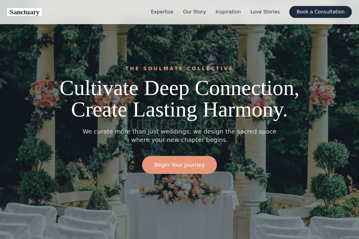 Sanctuary Wedding Planner